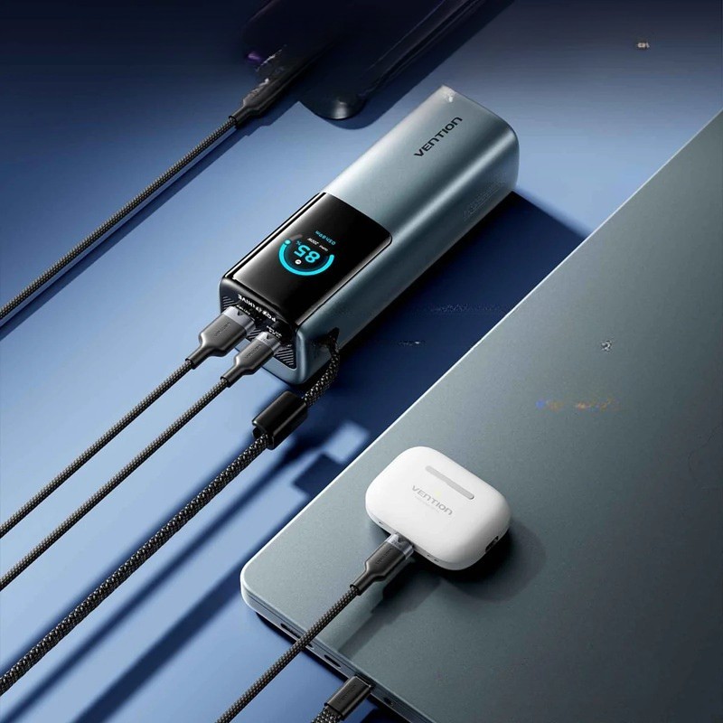 Powerbank Vention Powerhive Series 27000mAh 200W + kabel USB-C 240W