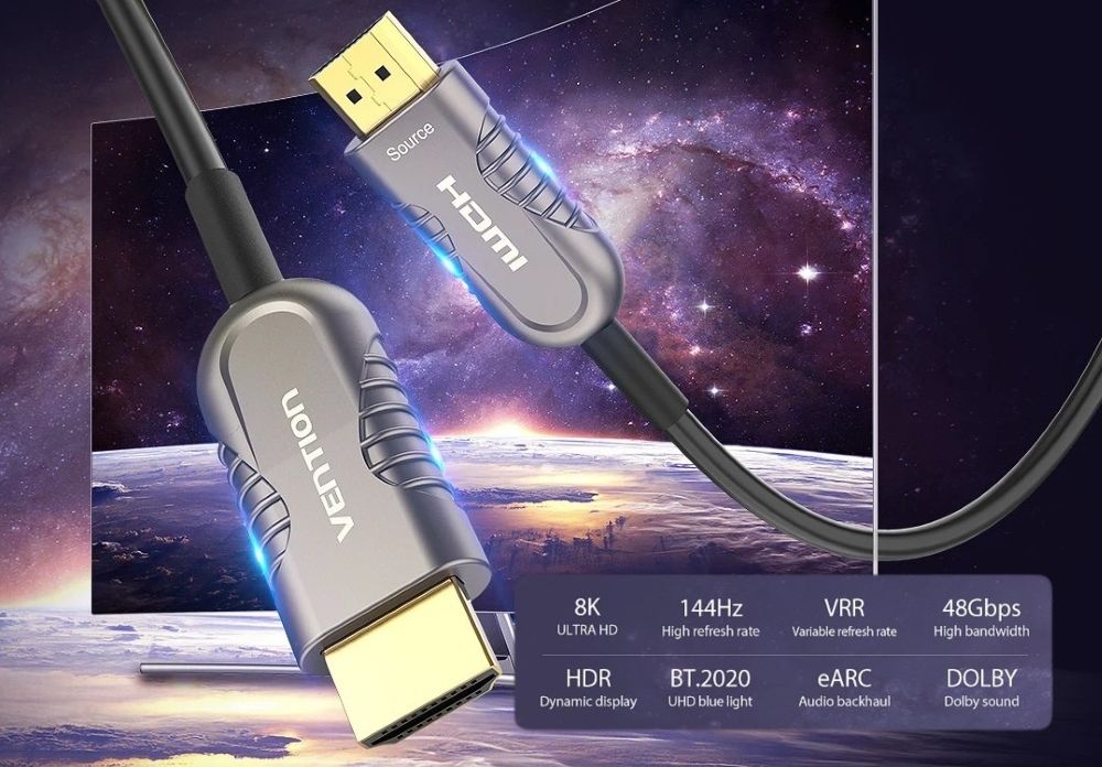 Kabel DisplayPort Vention 8K@60Hz 4K@144H 3m