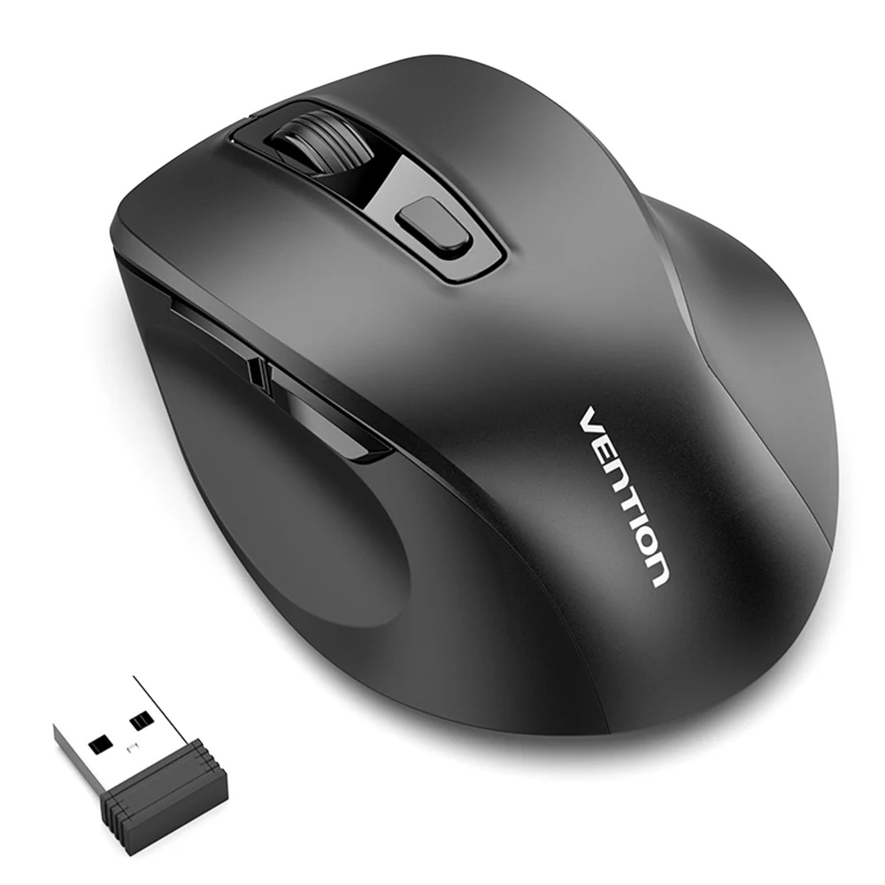 Bezprzewodowa mysz komputerowa Vention Dual-Mode 2.4Ghz + Bluetooth 5.1