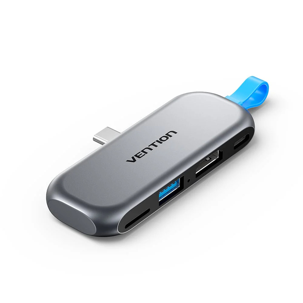 Stacja dokująca Vention 4w1 USB-C 4K 60Hz 100W, PD, bez kabla