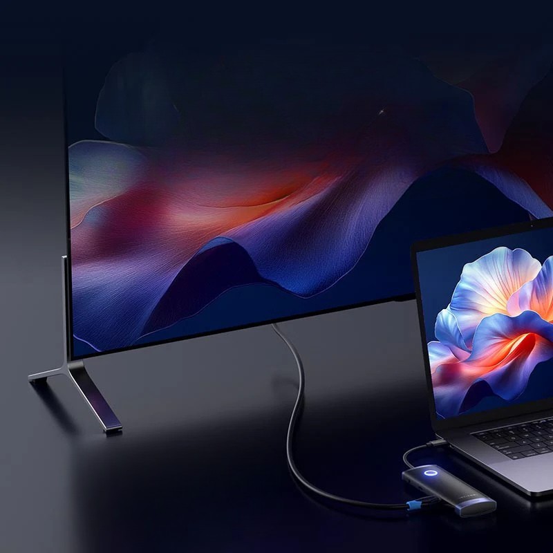 Bezprzewodowy Transmiter HDMI ze Stacją Dokującą 6w1 Vention USB-C
