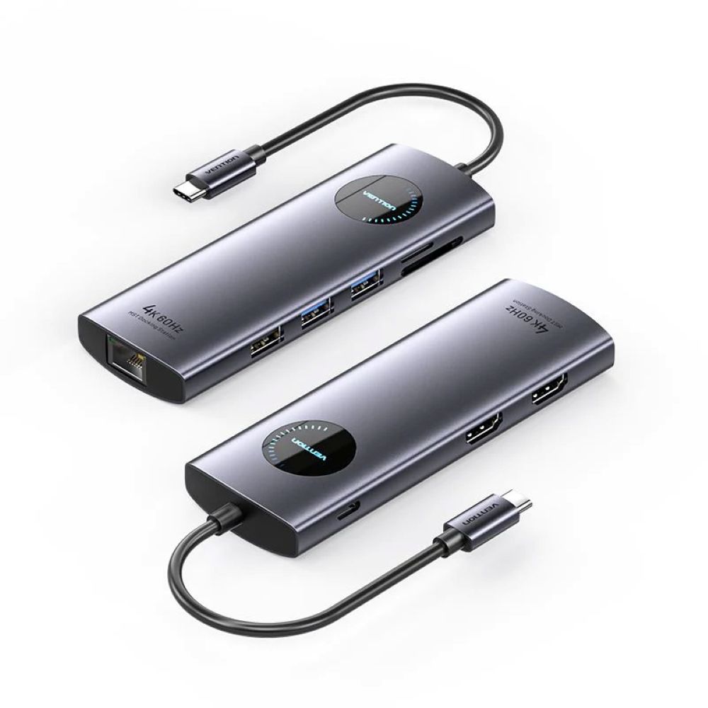 Stacja dokująca Vention 9w1 MST USB-C 4K 100W PD 5Gbps