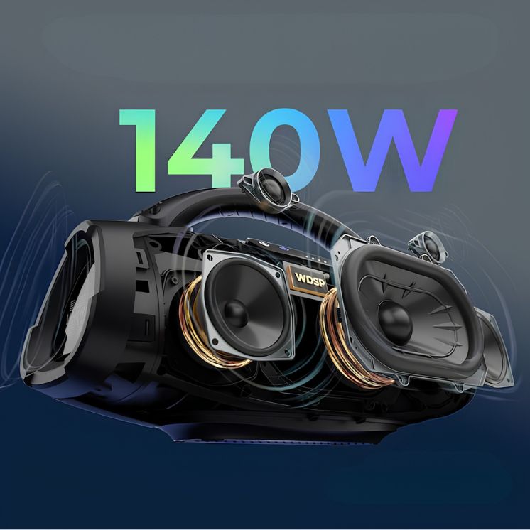 Przenośny głośnik bezprzewodowy W-King X20S czarny